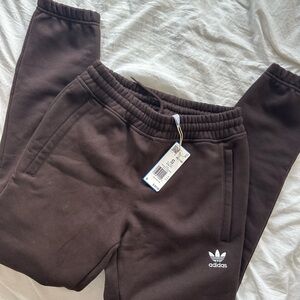 NWT Adidas Womans Brown Jogger Pants